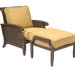 Del Cristo Ottoman with Cushion
