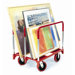 Panel Mover 8" Quiet Poly Casters, 2 Fixed and 2 Swivel, 3 Standard Uprights