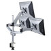 Triple Monitor Desk Mount Spring Arm Quick Release