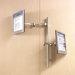 Wall Mount for Two Monitors Long Pole Double Arm