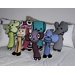 Figure Pillow Set of 7 (1 of Each Character)