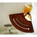 Spa Teak Suction Corner Shelf
