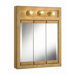Richland 24" x 30" 3-Light Tri-View Wall Cabinet