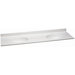 73" x 22" Double Bowl Top Solid White