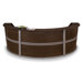 Triple Unit Curved Stylish Reception Station