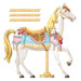 York Kids IV Carousel Horse Mural