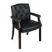 Traditional Leather Visitors Chair