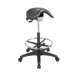 Height Adjustable Backless Stool with Saddle Seat