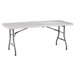 6' Resin Multi Purpose Folding Table