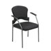 Titanium Finish Stacking Visitors Chair with Arms, FreeFlex Fabric