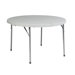 48" Round Fold in Half Resin Multi Purpose Table