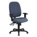 Ergonomic Mid-Back Office Chair with Adjustable Soft Padded Arms