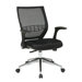 ProGrid Back Mesh Fabric Managers Chair with Flip Arms