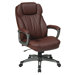Eco Leather Executive Office Chair with Padded Arms