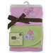 Just Born Thermal Blanket in Pink Butterfly and Sage Flower (Set of 2)
