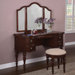 Marquis 44" Cherry Vanity Set