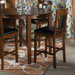 Addison 24" Counter Stool in Dark Brown