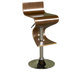 Carson Shaped Adjustable Bar Stool