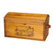 Small Camel Back Trunk With Leather Handles With Fighting Bucks Print