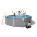 Zanzibar Round 54" Deep 8-in Top Rail Pool Package
