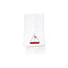 Sailboat Guest Towel in Red and White