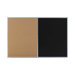 Cork & Chalkboard Combinations - Bulletin Boards - Aluminum Frame