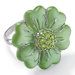 Sterling Silver Green Jade Ring