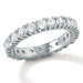 Sterling Silver Cubic Zirconia Classic Eternity Band