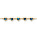 7.5" Goldtone Paua Shell Bracelet