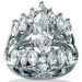 Cubic Zirconia Silver Marquise Ring