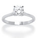 Silver / Cubic Zirconia Solitaire Ring