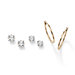 Three - Pair Set of Pierced Earrings