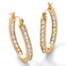 Cubic Zirconia Hoop Earrings