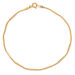 Bar and Bead Ankle Bracelet