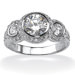 Cubic Zirconia Anniversary Ring