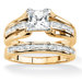 Princess-Cut Wedding Ring Set