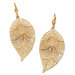 Filigree Leaf Drop Earrings