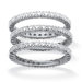 Diamond Accent Eternity Band Ring Set