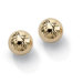 Diamond Cut Stud Pierced Earrings