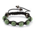 Green Crystal Cord Bracelet
