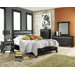 Black Earth 1 Drawer Nightstand