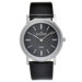 Leather Unisex's Crystal Watch