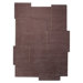 Puzzle Taupe / Brown Contemporary Rug