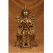Buddha Sitting on Throne Statue