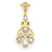14k Diamond Vintage Pendant