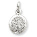 Sterling Silver swarovski Crystal Pendant