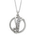 Sterling Silver CZ Journey Of Promise 18inch Necklace