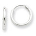 Sterling Silver 1.3mm Childrens Endless Hoop Earrings