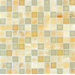 1" x 1" Polished Glass Mosaic in Honey Ivory