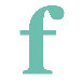 Letter - Lower Case 'f' Stretched Wall Art